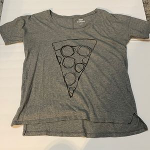 Boyfriend style pizza tee
